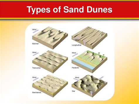 What are the 4 main types of sand?