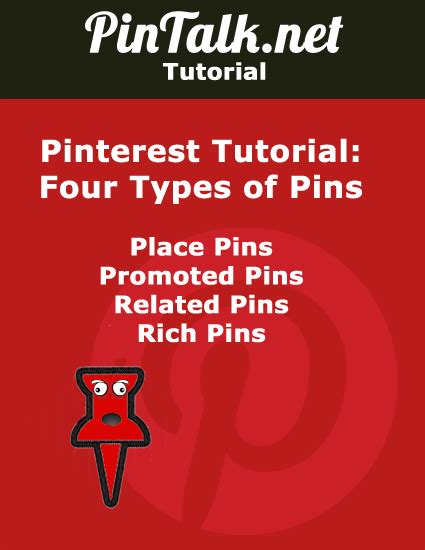 What are the 4 popular types of pins on Pinterest?