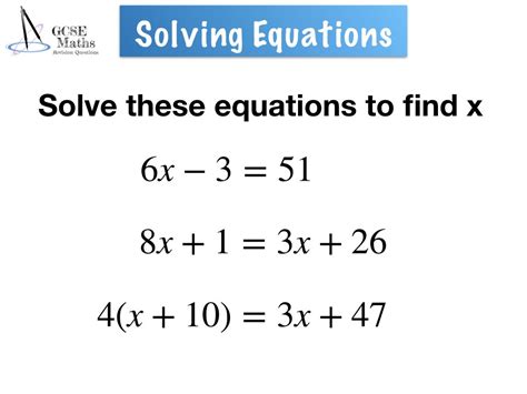 What are the 4 steps to solving an algebraic equation?
