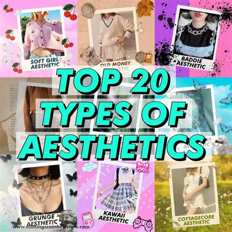 What are the 4 types of aesthetics?