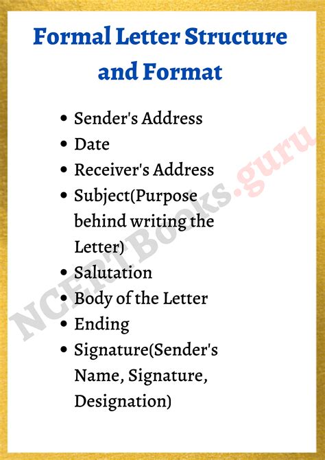 What are the 4 types of formal letter?