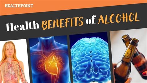 What are the 5 advantages of alcohol?