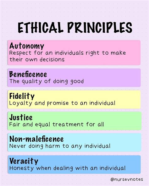 What are the 5 basic ethical principle?