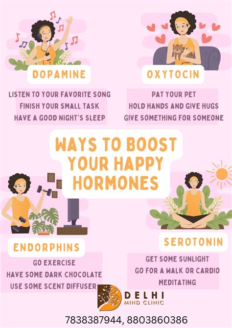 What are the 5 happy hormones?