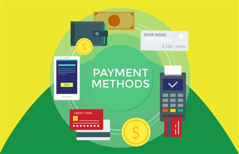What are the 5 mode of payments?