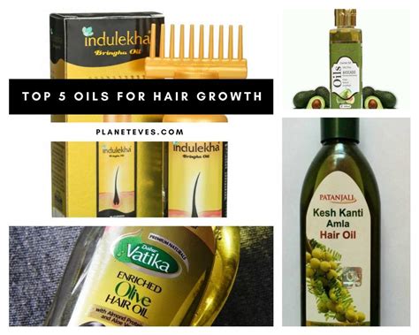 What are the 5 oil mixtures for hair growth?