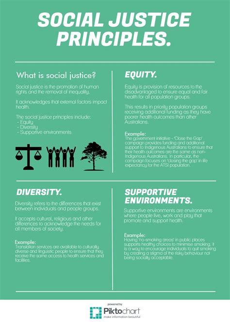 What are the 5 principles of social justice?