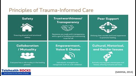What are the 5 principles of trauma-informed care?