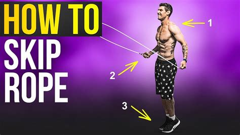 What are the 5 steps to skipping rope?