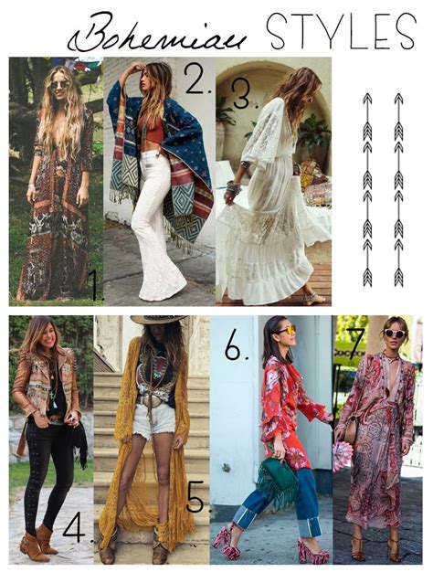 What are the 5 types of bohemian?