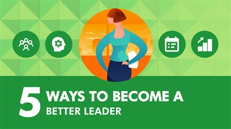 What are the 5 ways to become a leader?