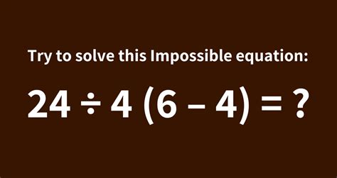 What are the 7 impossible equations?