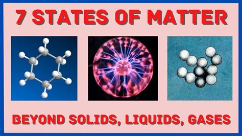 What are the 7 states of matter?