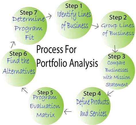 What are the 7 steps of portfolio process?