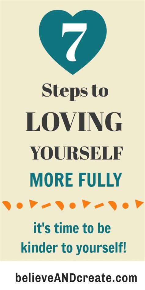 What are the 7 steps to loving yourself?