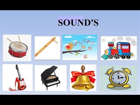 What are the 7 types of sound?