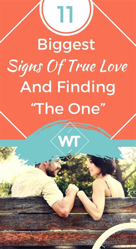 What are the 8 signs of true love?