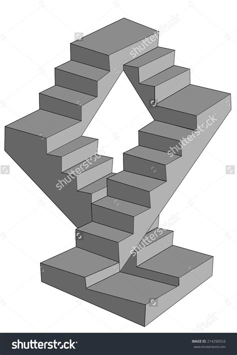 What are the Escher stairs explained?