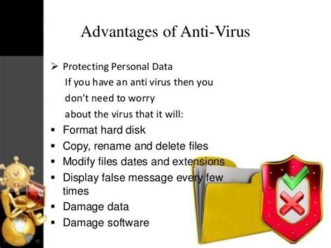 What are the advantages and disadvantages of antivirus software?