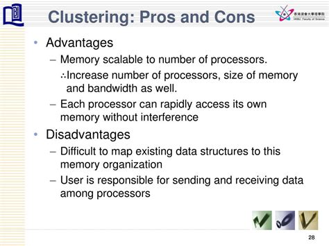 What are the advantages and disadvantages of cluster architecture?