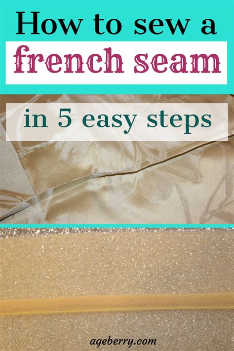 What are the advantages of a French seam?