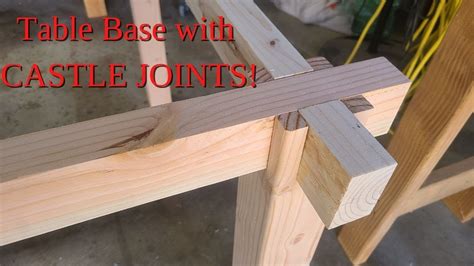 What are the advantages of a castle joint?