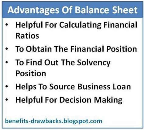 What are the advantages of balance?