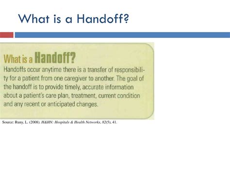 What are the advantages of handoff?