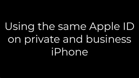 What are the advantages of using the same Apple ID?