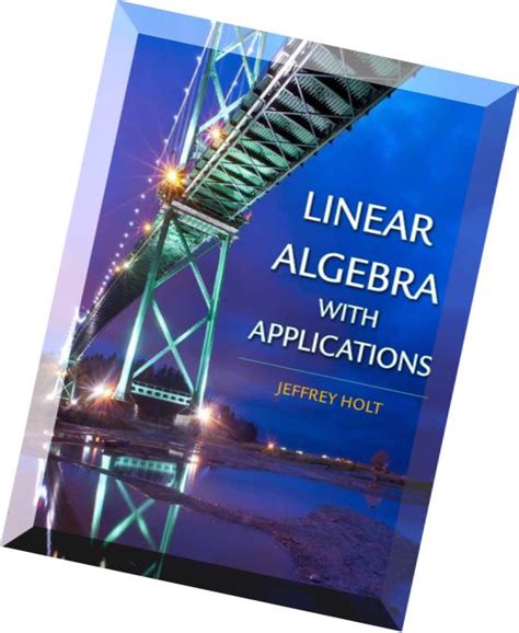 What are the applications of linear algebra?