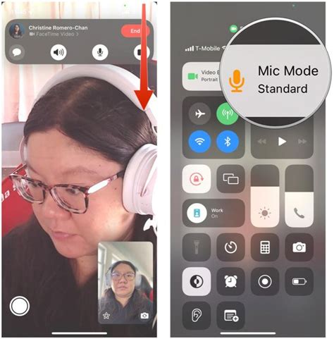 What are the audio modes on FaceTime?