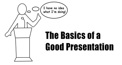 What are the basics of presentation?
