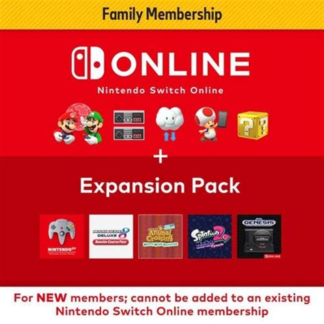 What are the benefits of Nintendo family membership?