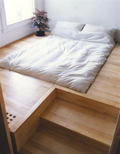 What are the benefits of a sunken bed?