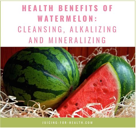 What are the benefits of melon detox?