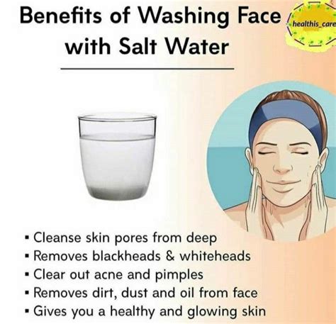What are the benefits of washing with salt?