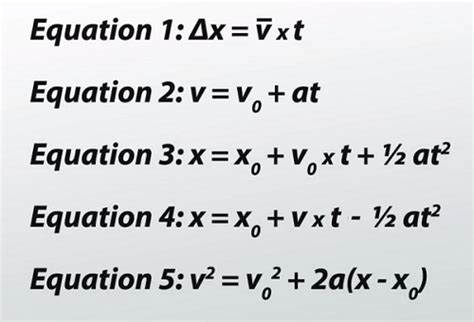 What are the big 5 in physics?