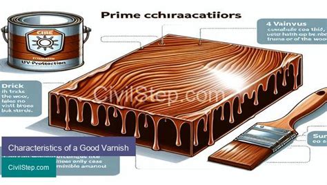 What are the characteristics of a good varnish?