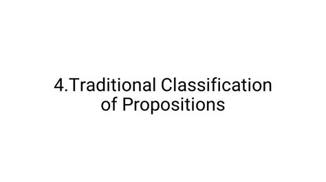 What are the classification of propositions by Kant?