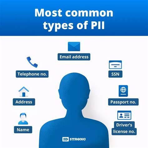 What are the common PII data?