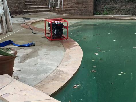 What are the cons of draining a pool?