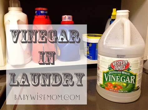 What are the cons of using vinegar in laundry?