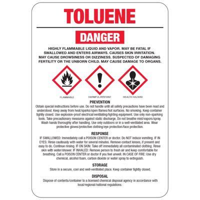 What are the dangers of toluene?