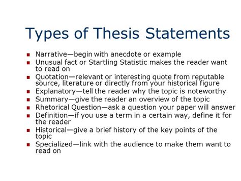 What are the different types of final thesis?