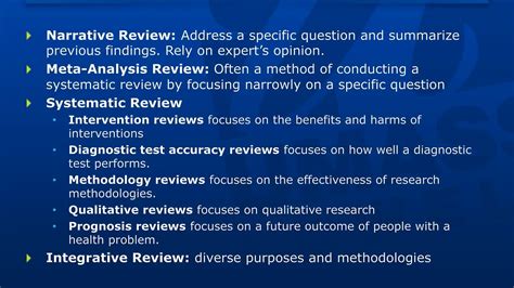 What are the different types of review articles?