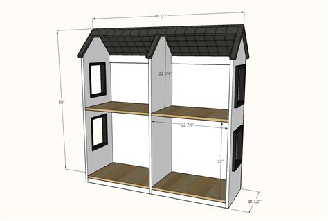 What are the dimensions of the American Girl dollhouse?