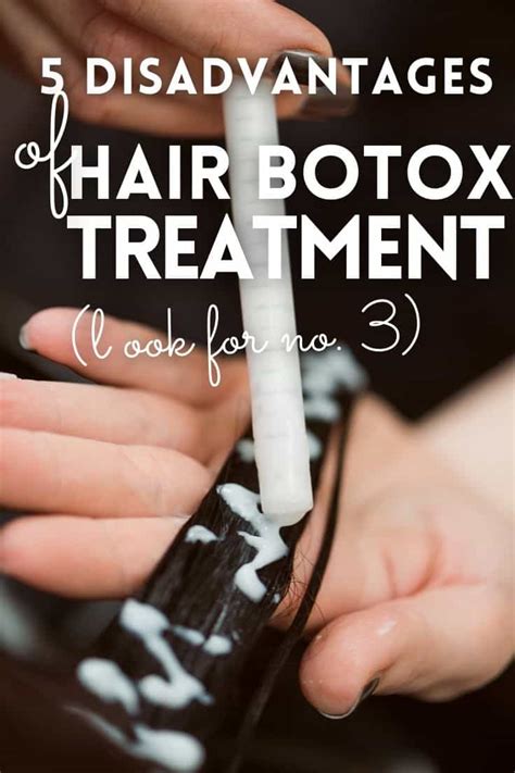 What are the disadvantages of Botox for hair?