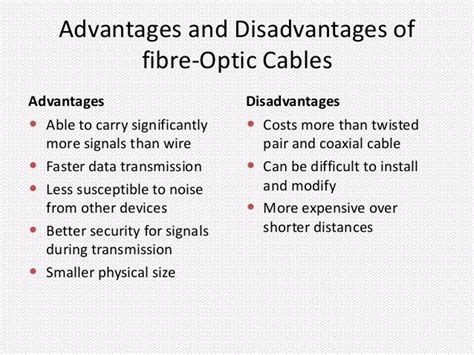 What are the disadvantages of Fibre optic cable?