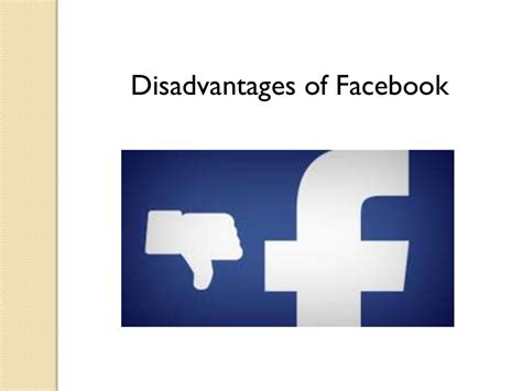 What are the disadvantages of a Facebook group?