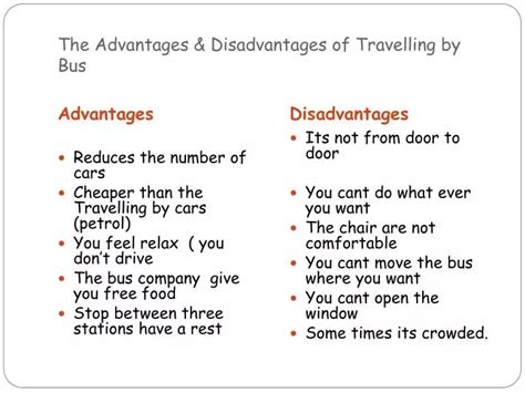 What are the disadvantages of bus technology?